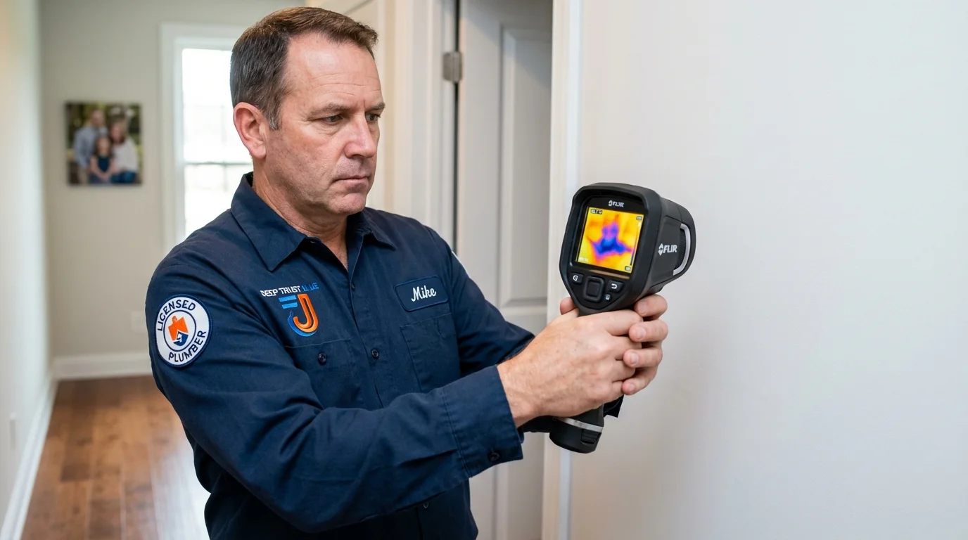 Thermal imaging leak detection by Johns Plumbing LLC in Coats
